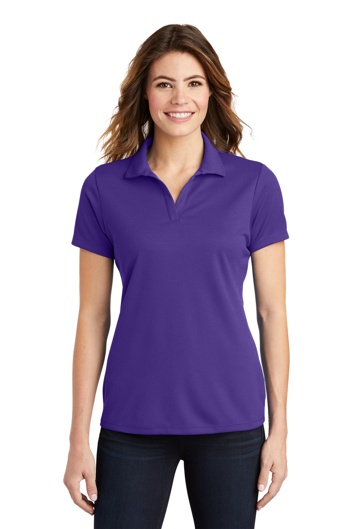 Custom Embroidered - Sport-Tek® Ladies PosiCharge® RacerMesh® Polo. LST640