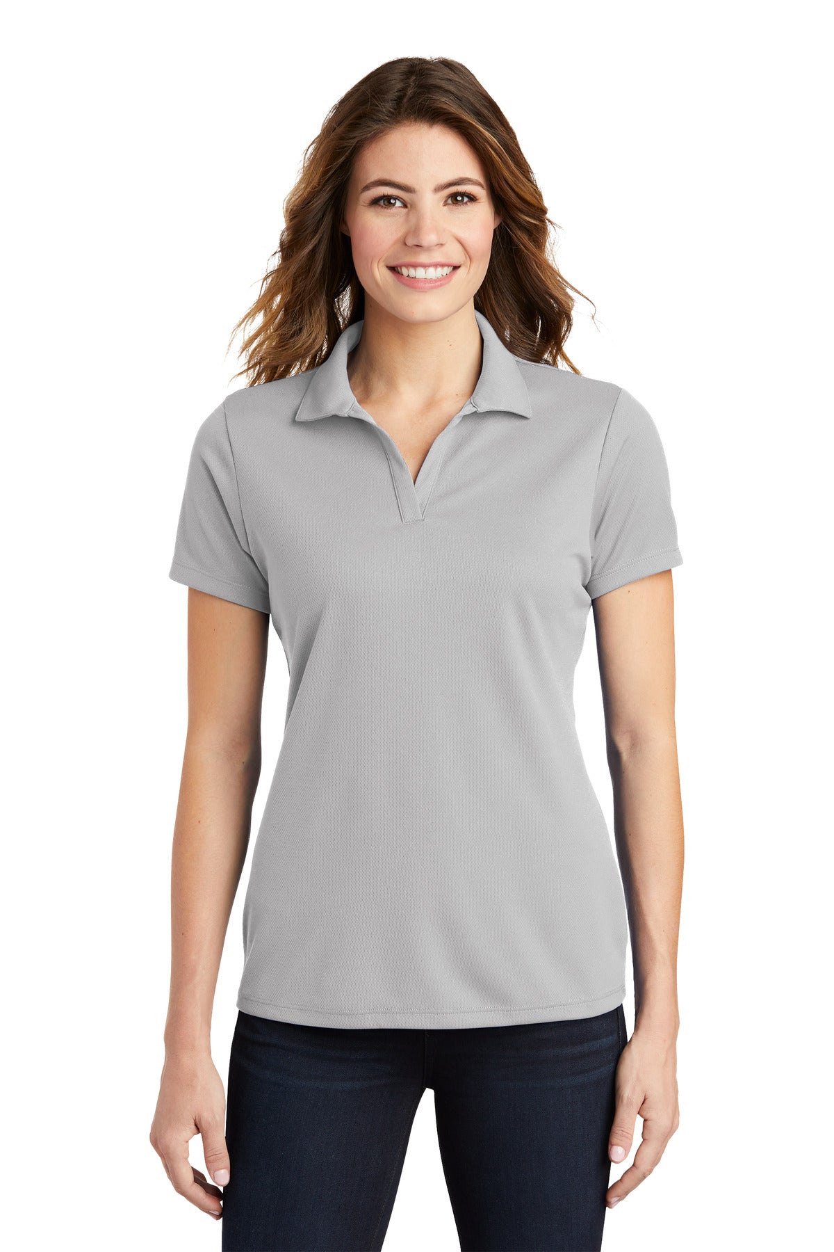 Custom Embroidered - Sport-Tek® Ladies PosiCharge® RacerMesh® Polo. LST640