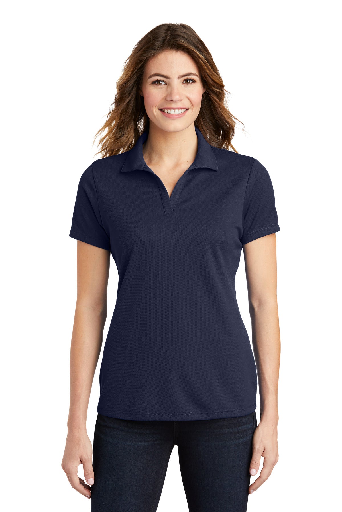 Custom Embroidered - Sport-Tek® Ladies PosiCharge® RacerMesh® Polo. LST640