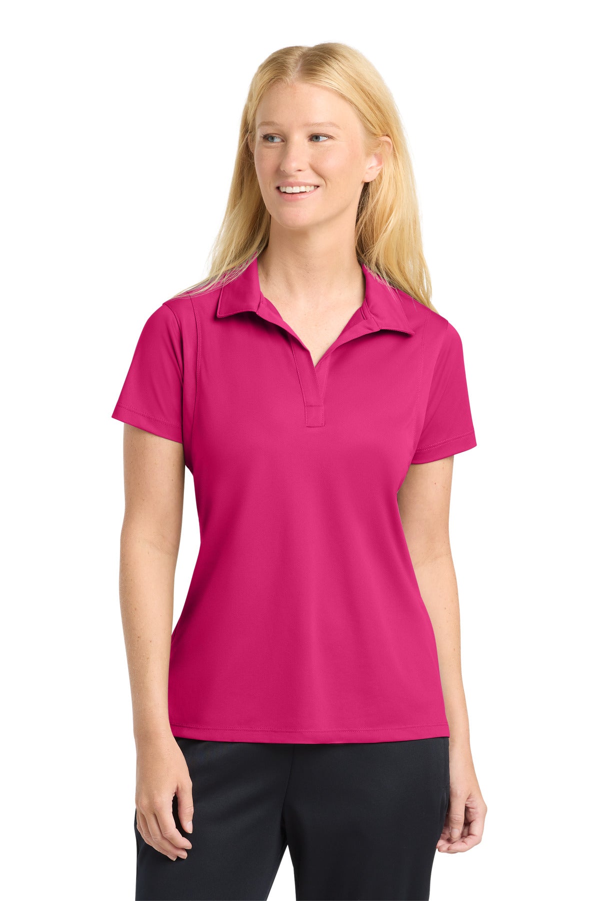 Custom Embroidery or DTF Print - Sport-Tek ®  Women's Micropique Sport-Wick ®  Polo. LST650