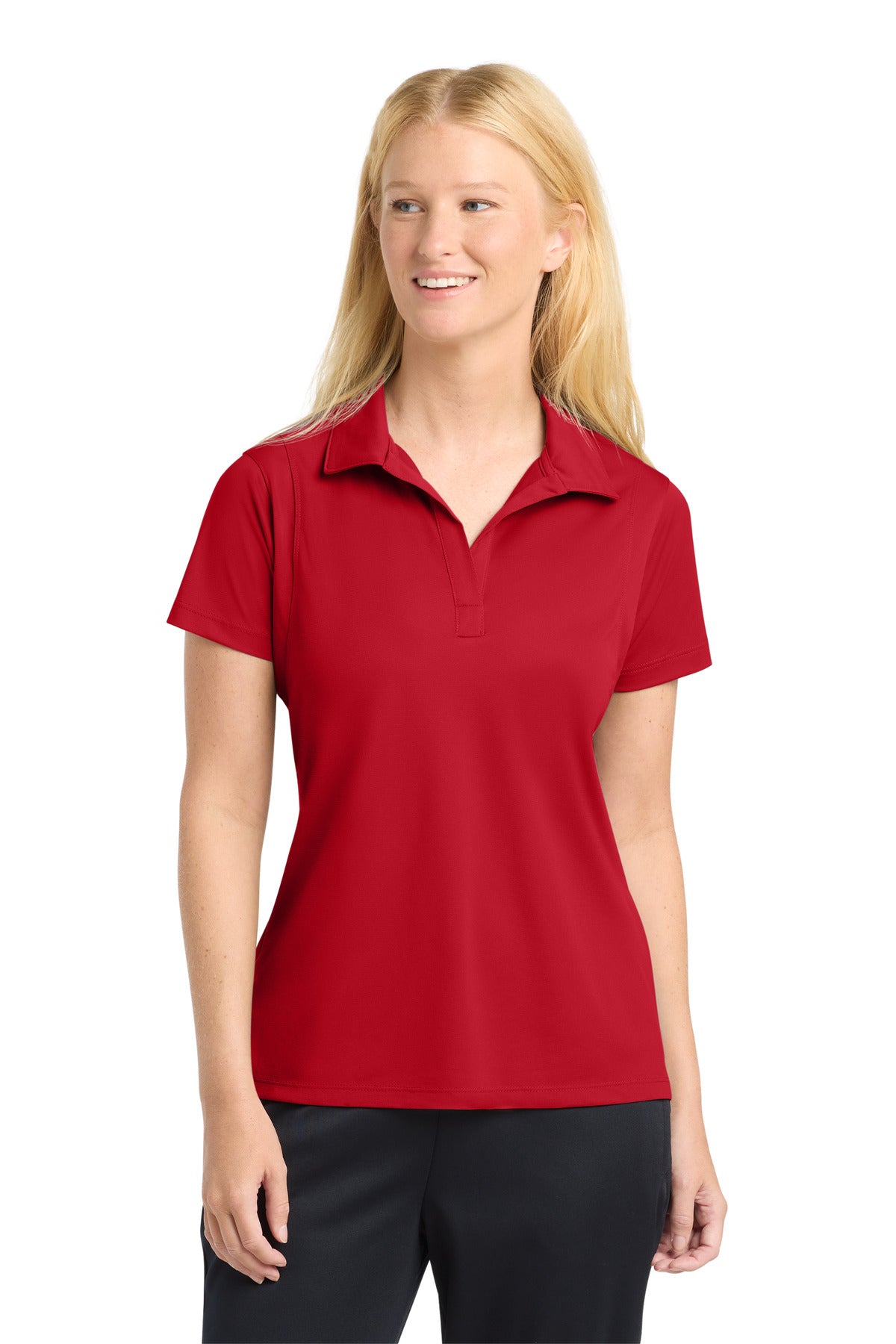 Custom Embroidery or DTF Print - Sport-Tek ®  Women's Micropique Sport-Wick ®  Polo. LST650