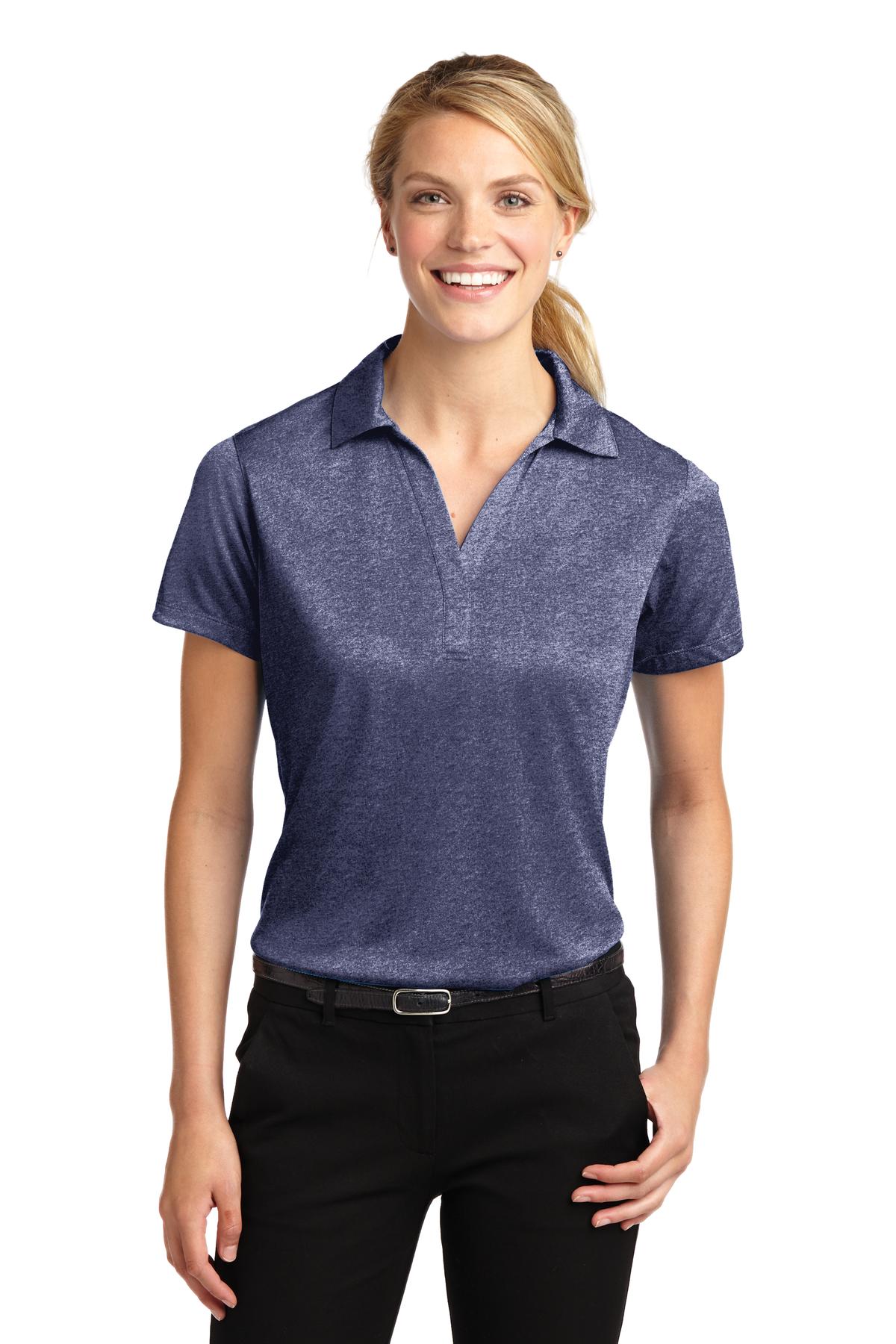 Custom Embroidered - Sport-Tek® Ladies Heather Contender™ Polo. LST660