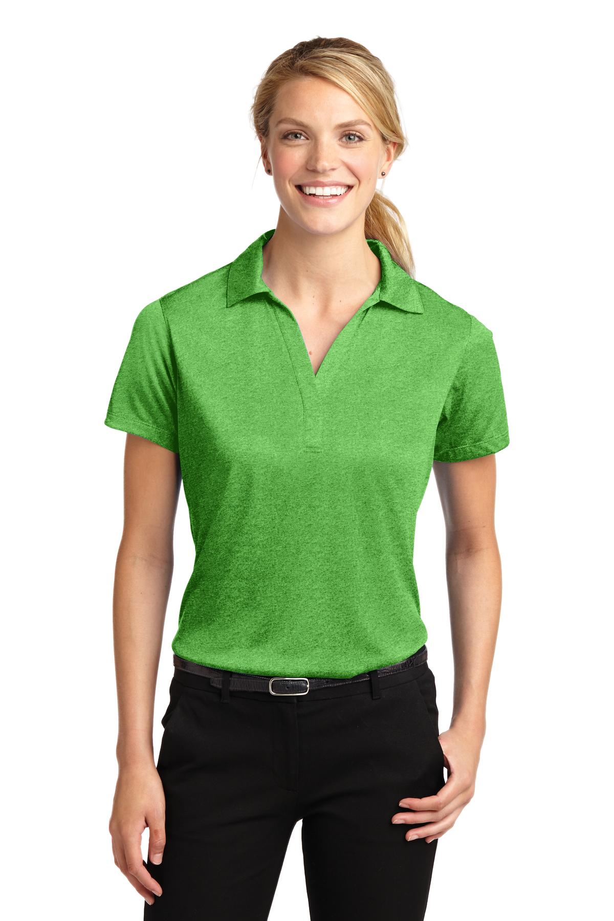 Custom Embroidered - Sport-Tek® Ladies Heather Contender™ Polo. LST660