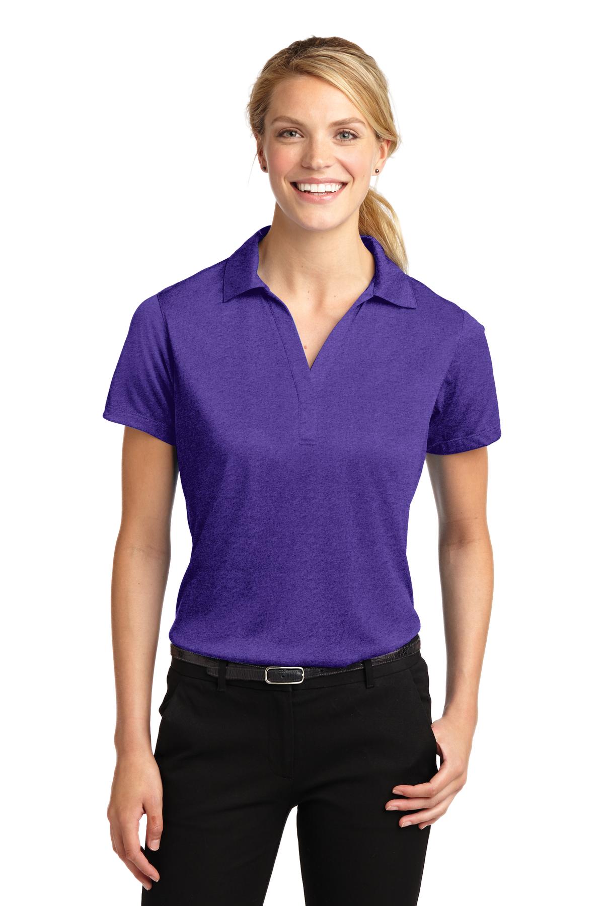 Custom Embroidered - Sport-Tek© Women's Heather Contender© Polo. LST660
