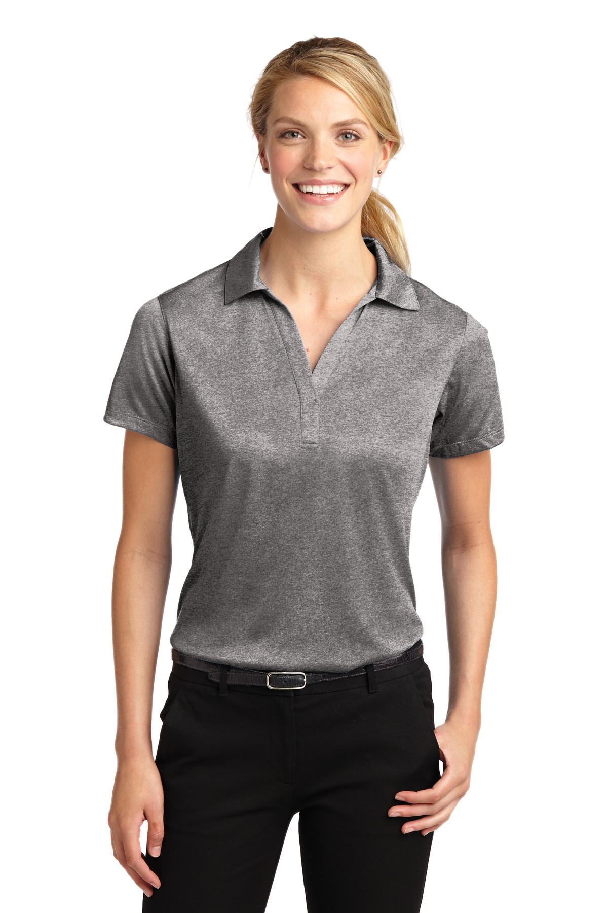 Custom Embroidered - Sport-Tek© Women's Heather Contender© Polo. LST660