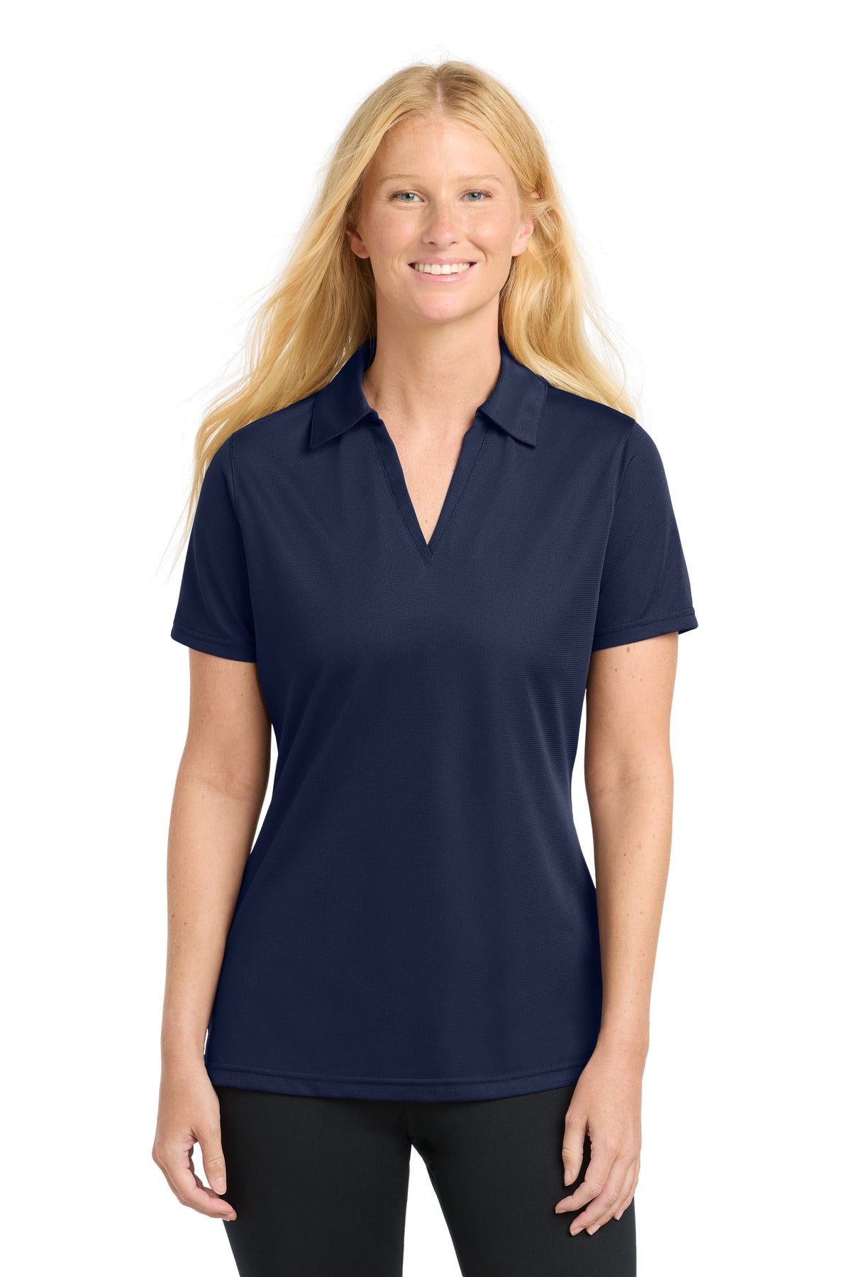 Custom Embroidery or DTF Print - Sport-Tek ®  Women's PosiCharge ®  Active Textured Polo. LST690