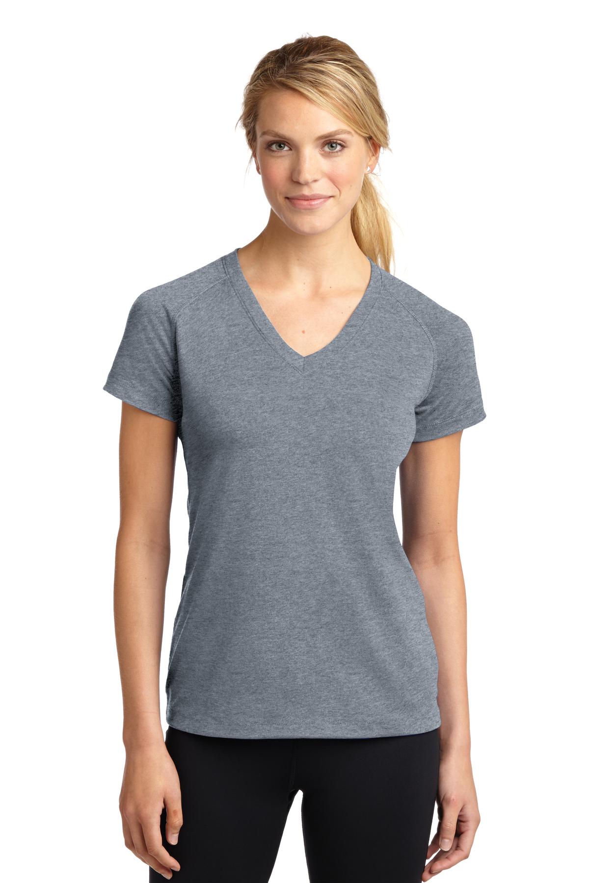 Custom Embroidered - Sport-Tek® Ladies Ultimate Performance V-Neck. LST700