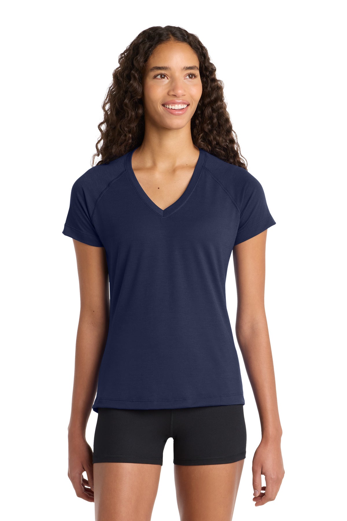 Custom Embroidery or DTF Print - Sport-Tek ®  Women's Ultimate Performance V-Neck. LST700