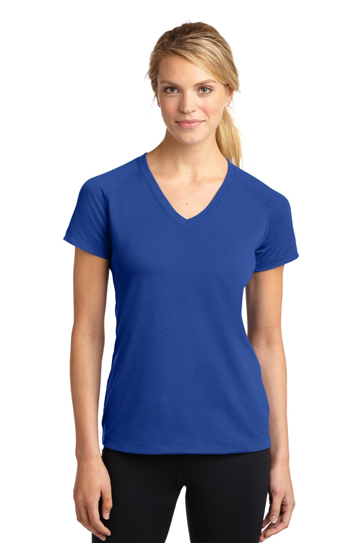 Custom Embroidered - Sport-Tek® Ladies Ultimate Performance V-Neck. LST700