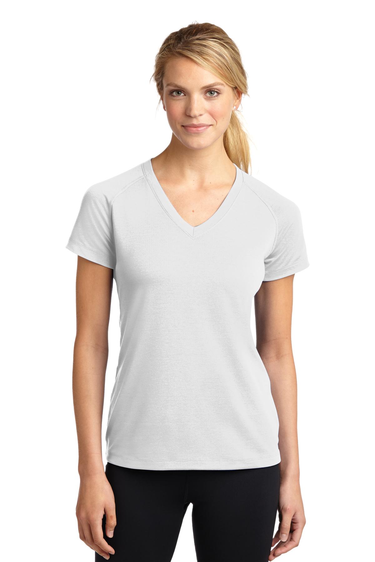 Custom Embroidered - Sport-Tek® Ladies Ultimate Performance V-Neck. LST700