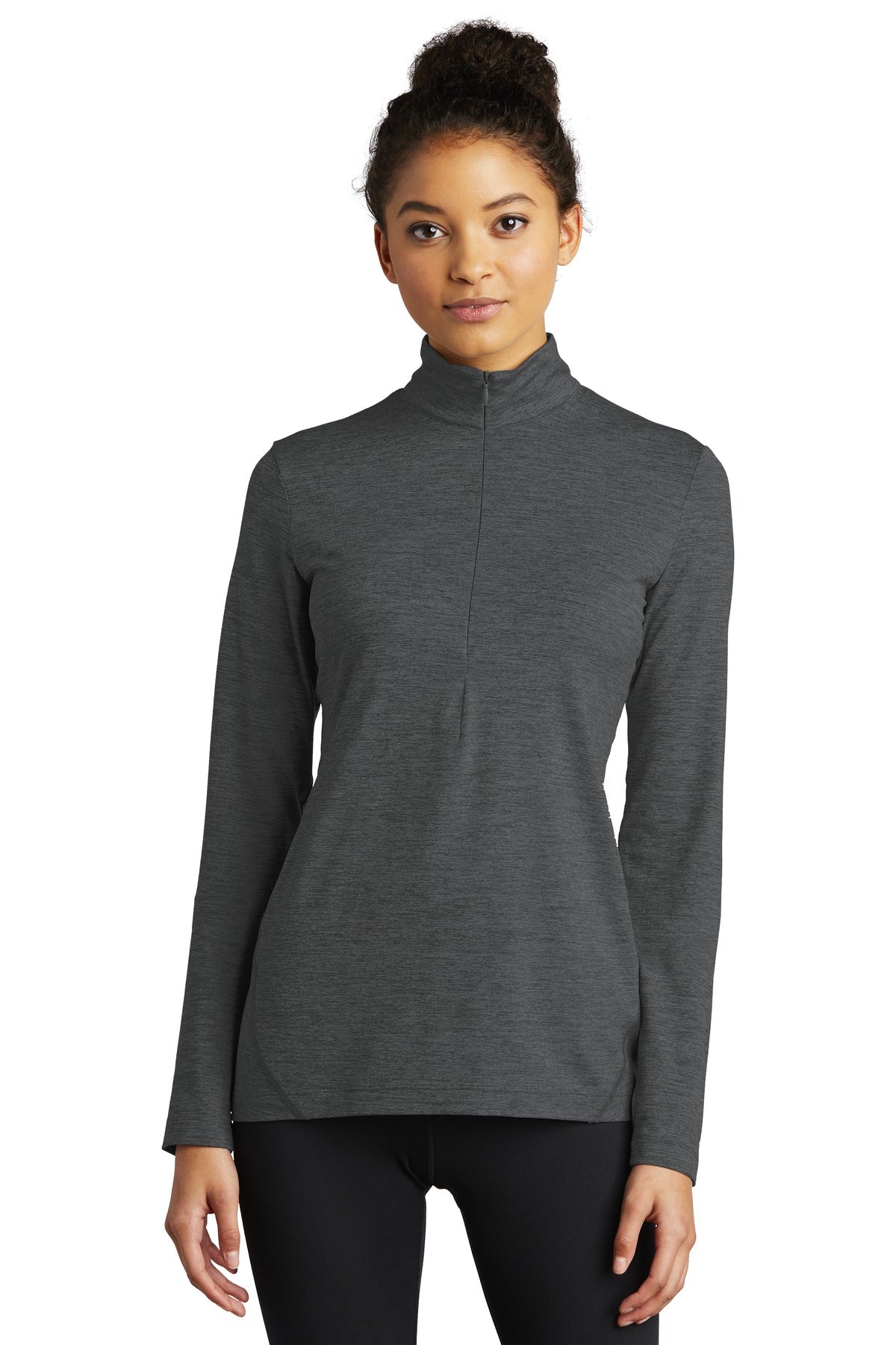 Custom Embroidered - Sport-Tek® Ladies Exchange 1.5 Long Sleeve 1/2-Zip LST711