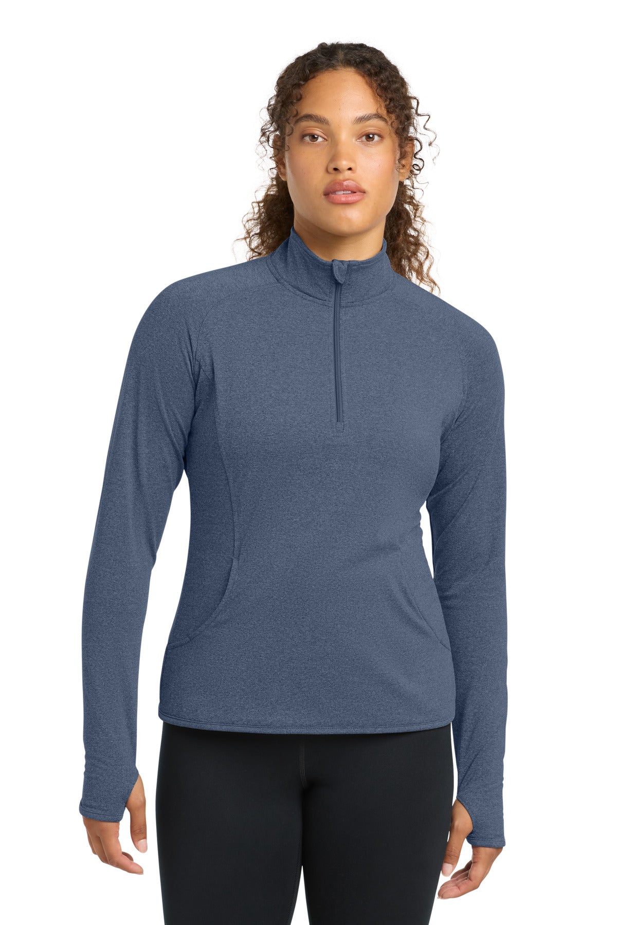 Custom Embroidery or DTF Print - Sport-Tek ®  Women's Sport-Wick ®  Stretch 1/4-Zip Pullover. LST850