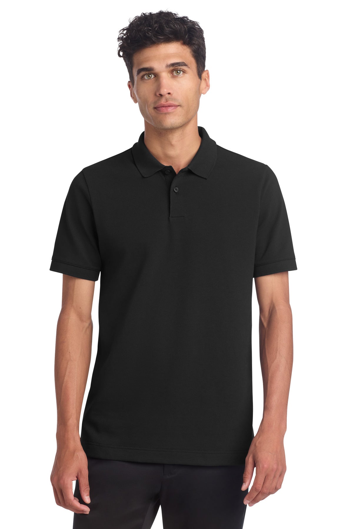 Custom Embroidery or DTF Print - Mercer+Mettle ®  Stretch Heavyweight Pique Polo MM1000