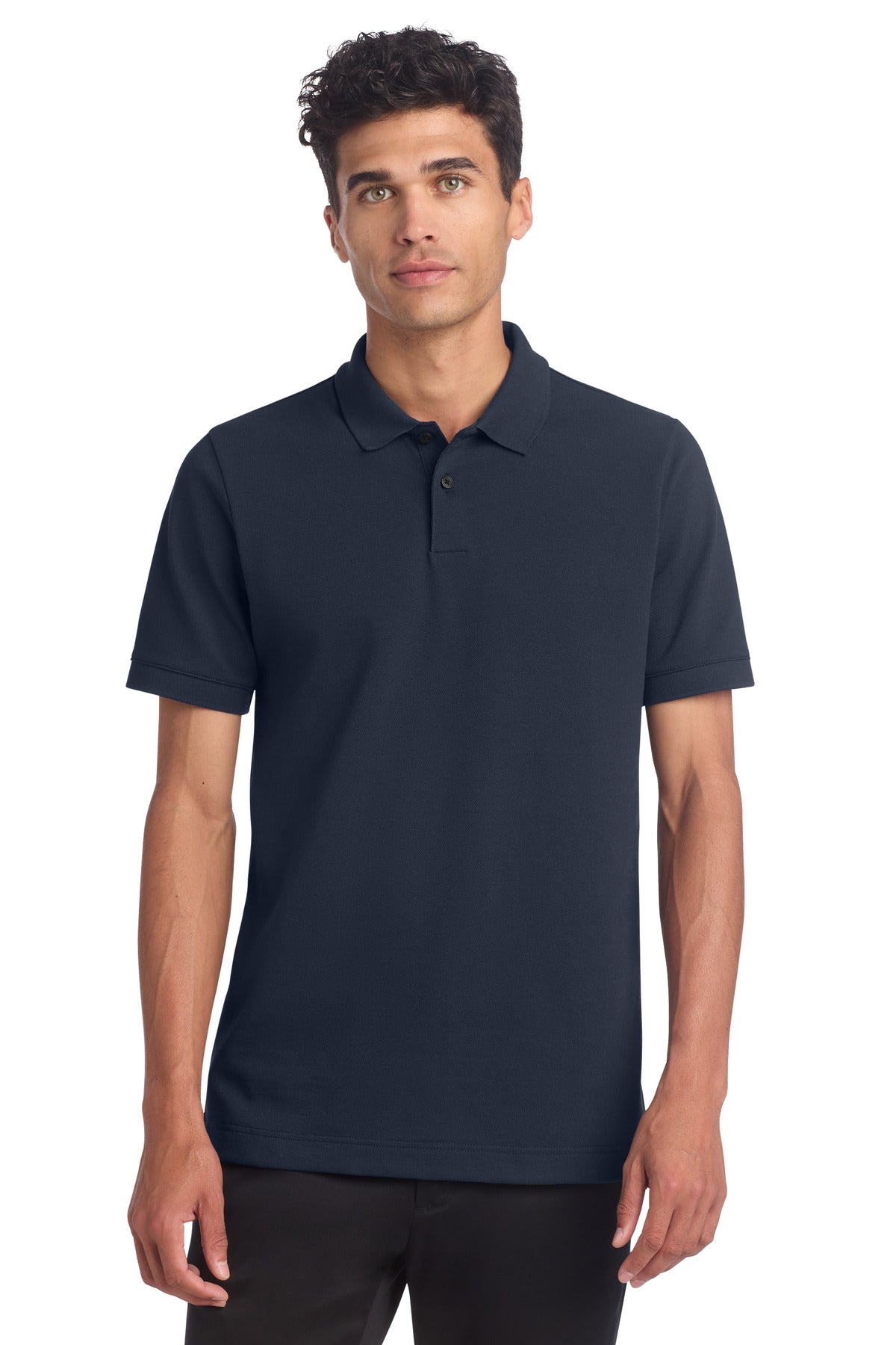 Custom Embroidery or DTF Print - Mercer+Mettle ®  Stretch Heavyweight Pique Polo MM1000