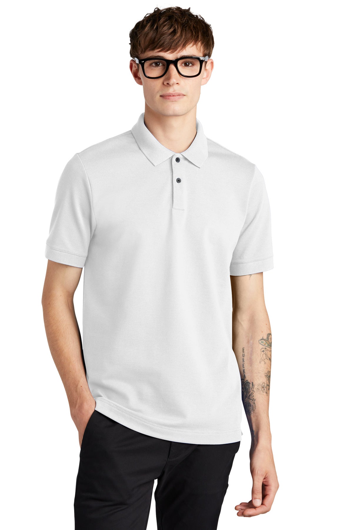 Custom Embroidered - Mercer+Mettle™ Stretch Heavyweight Pique Polo MM1000