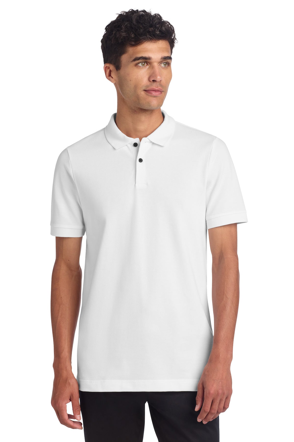 Custom Embroidery or DTF Print - Mercer+Mettle ®  Stretch Heavyweight Pique Polo MM1000