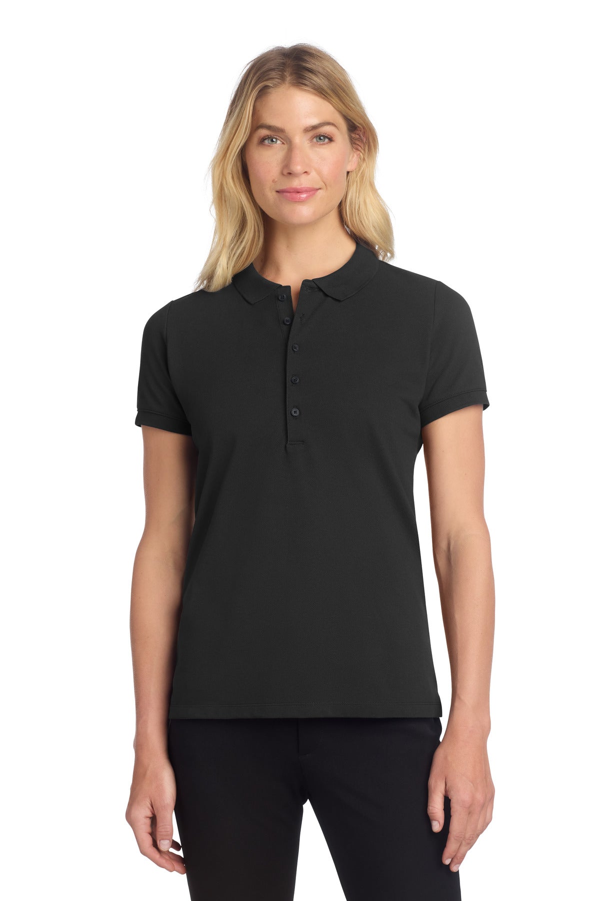 Custom Embroidery or DTF Print - Mercer+Mettle ®  Women's Stretch Heavyweight Pique Polo MM1001