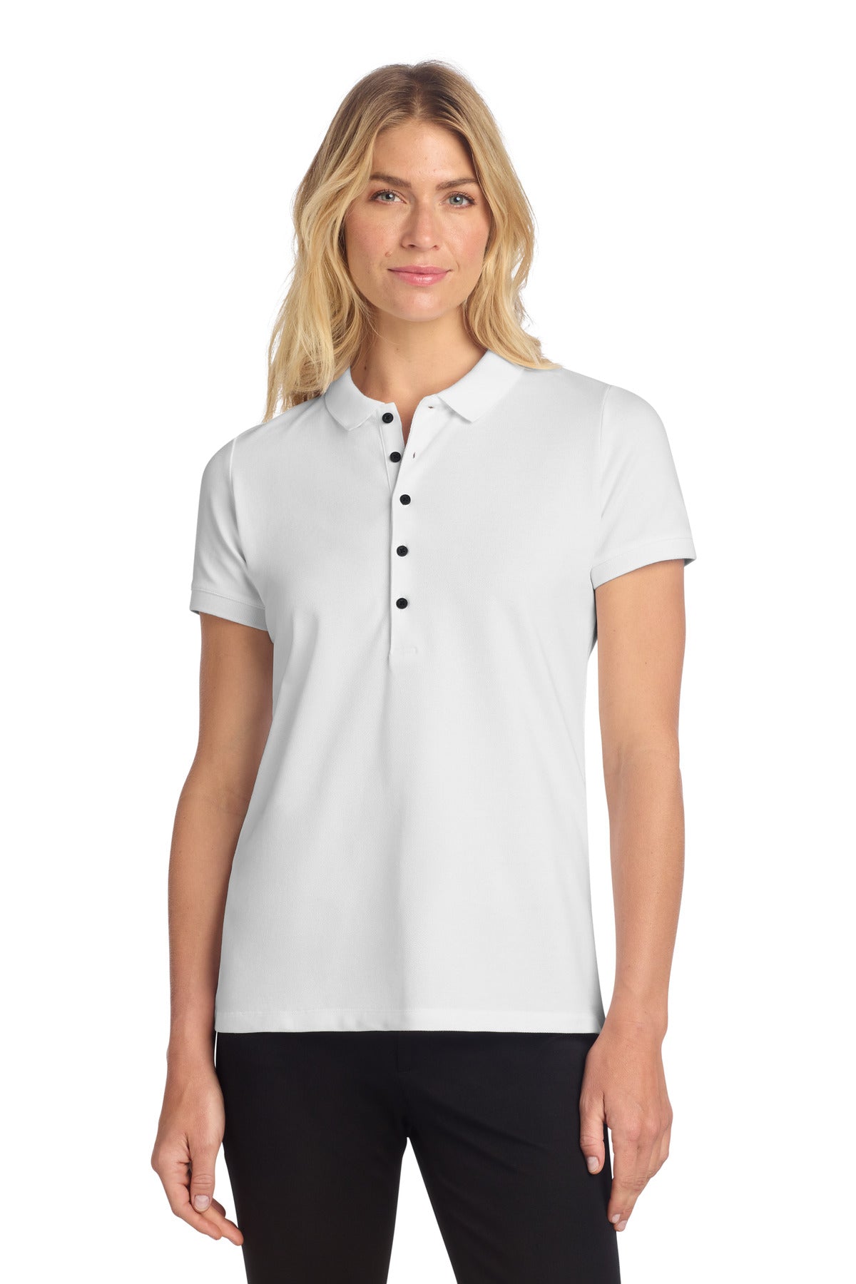 Custom Embroidery or DTF Print - Mercer+Mettle ®  Women's Stretch Heavyweight Pique Polo MM1001