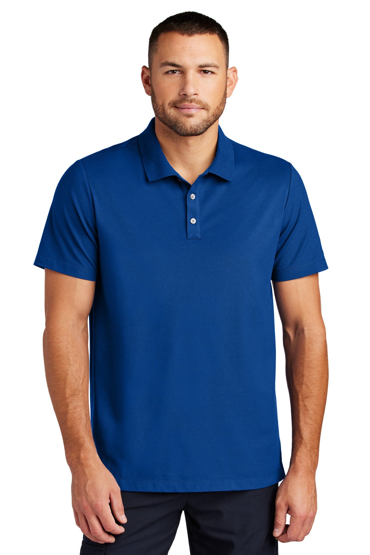 Custom Embroidery or DTF Print - Mercer+Mettle ®  Stretch Pique Polo MM1004