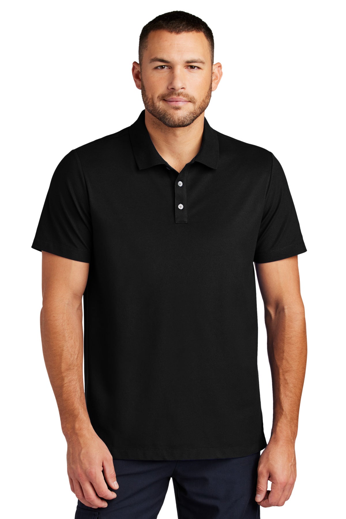 Custom Embroidery or DTF Print - Mercer+Mettle ®  Stretch Pique Polo MM1004