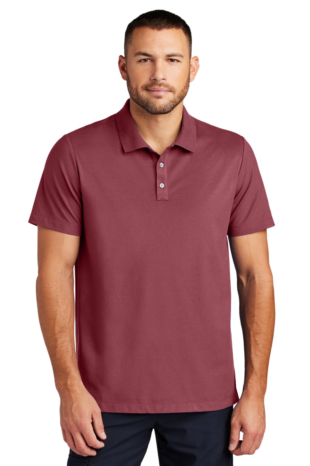 Custom Embroidery or DTF Print - Mercer+Mettle ®  Stretch Pique Polo MM1004