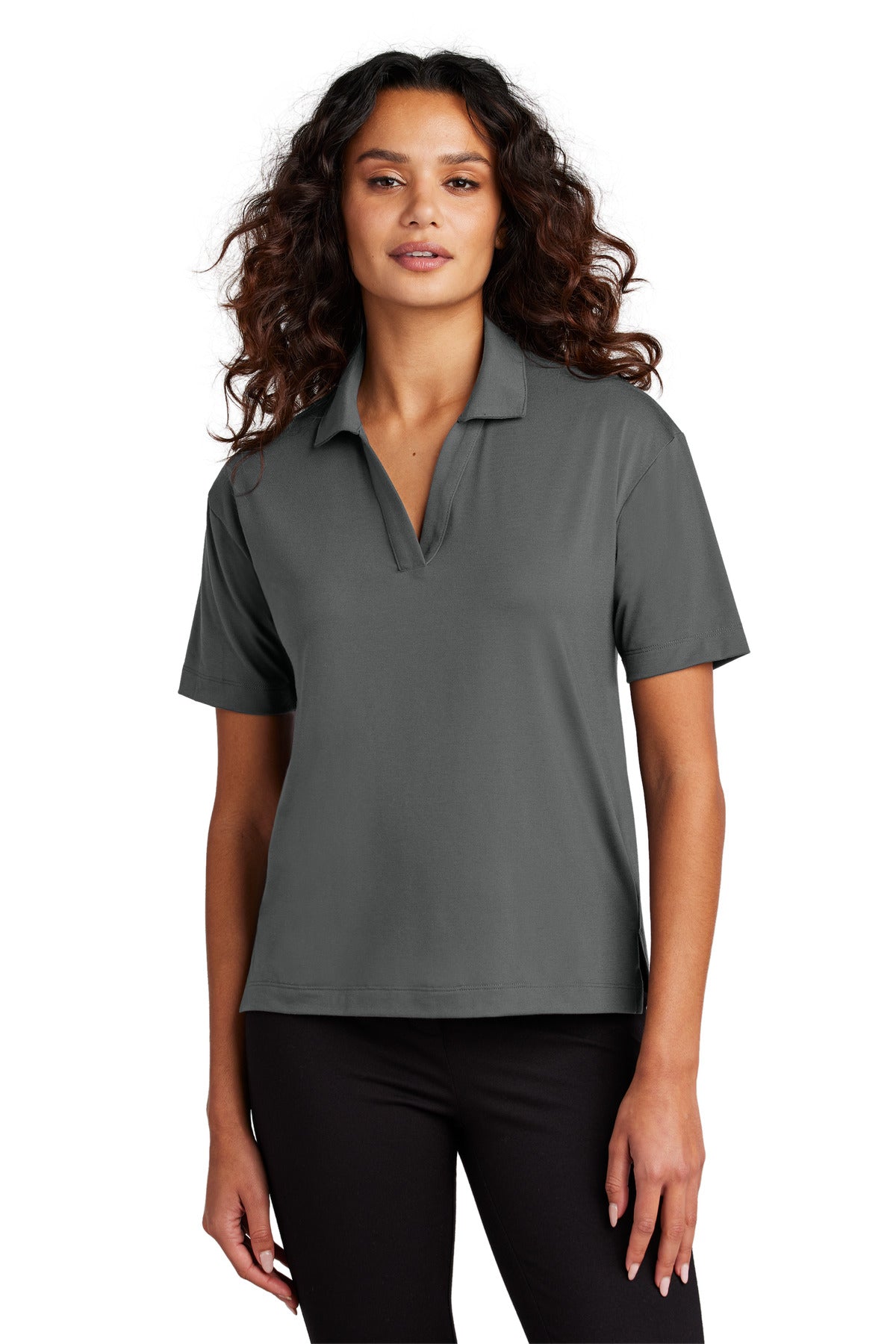 Custom Embroidery or DTF Print - Mercer+Mettle ®  Women's Stretch Jersey Polo MM1015