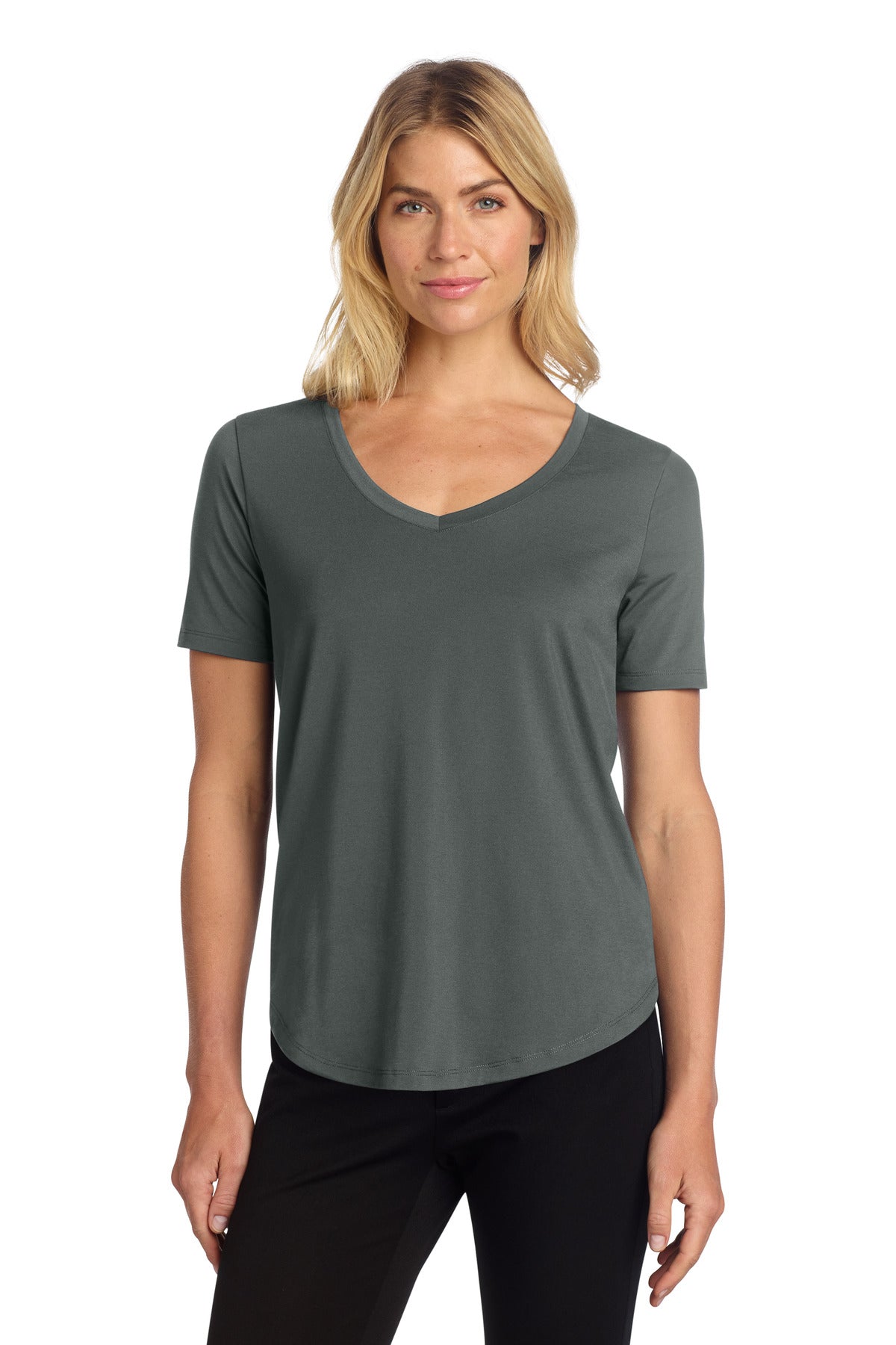 Custom Embroidery or DTF Print - Mercer+Mettle ®  Women's Stretch Jersey Relaxed Scoop MM1017