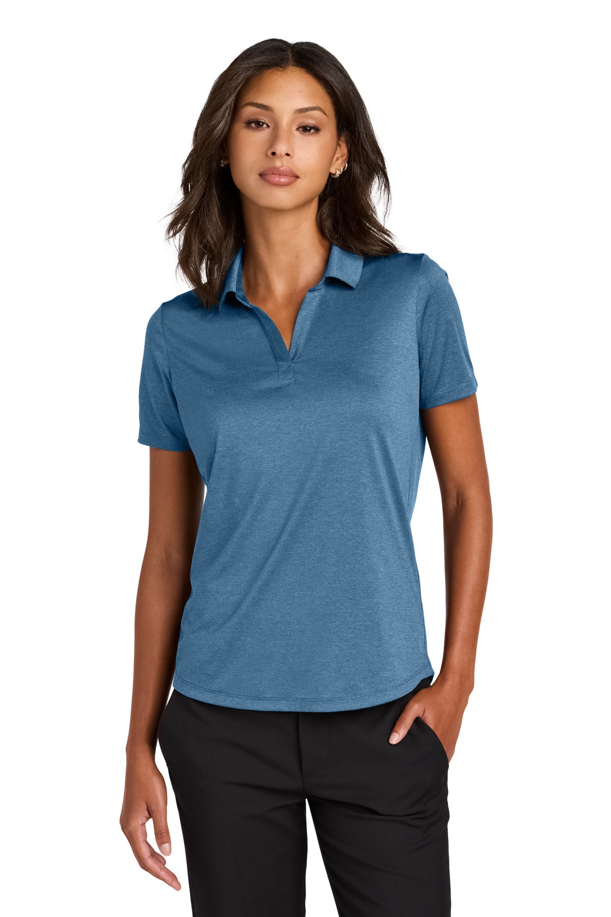 Custom Embroidery or DTF Print - Mercer+Mettle ®  Women's Recharge Jersey Polo MM1021