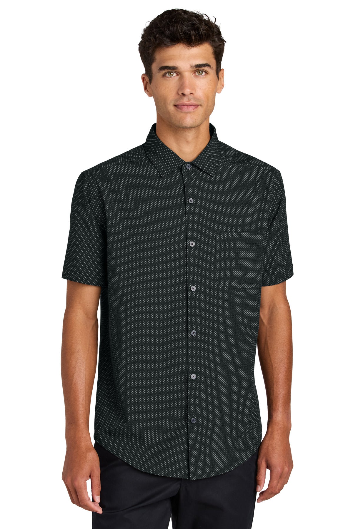 Custom Embroidery or DTF Print - Mercer+Mettle ®  Short Sleeve UV Capital Tech Shirt MM2006
