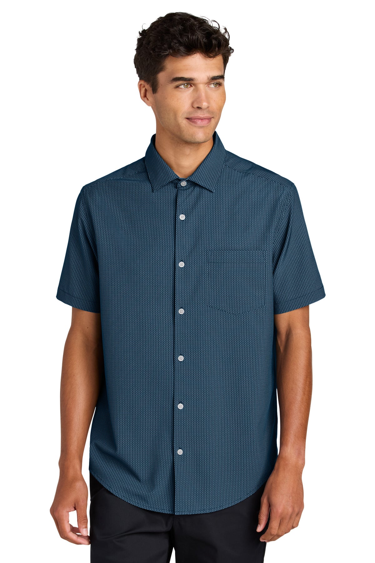 Custom Embroidery or DTF Print - Mercer+Mettle ®  Short Sleeve UV Capital Tech Shirt MM2006