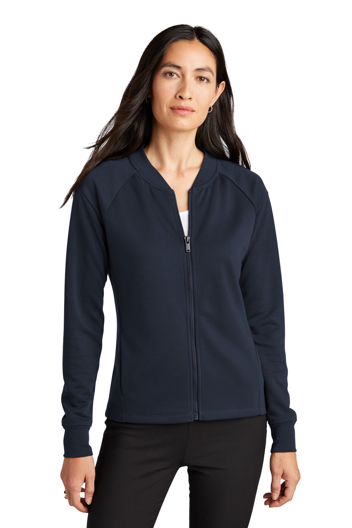 Custom Embroidered - Mercer+Mettle™ Women's Double-Knit Bomber MM3001