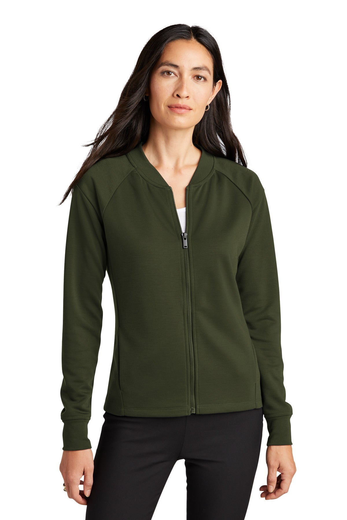 Custom Embroidered - Mercer+Mettle™ Women's Double-Knit Bomber MM3001