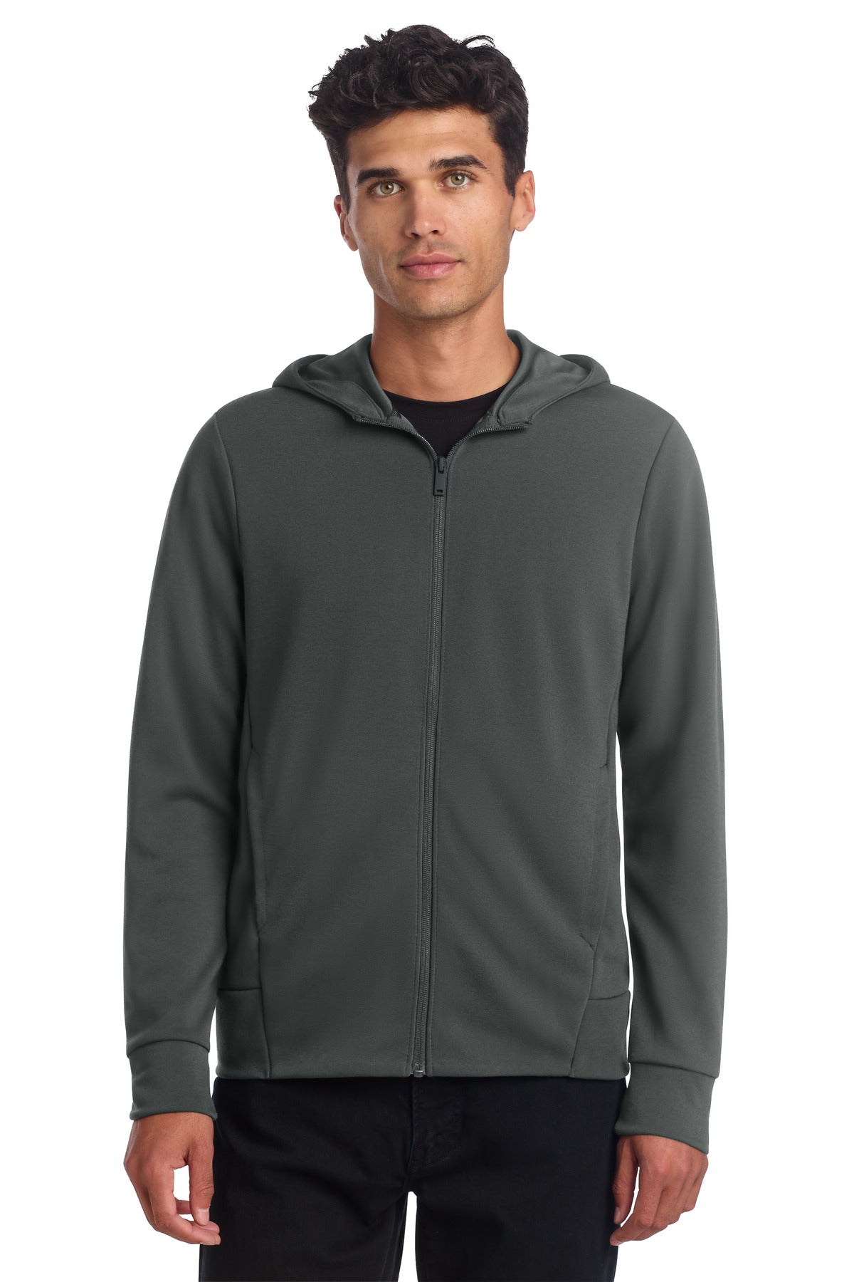 Custom Embroidery or DTF Print - Mercer+Mettle ®  Double-Knit Full-Zip Hoodie MM3002