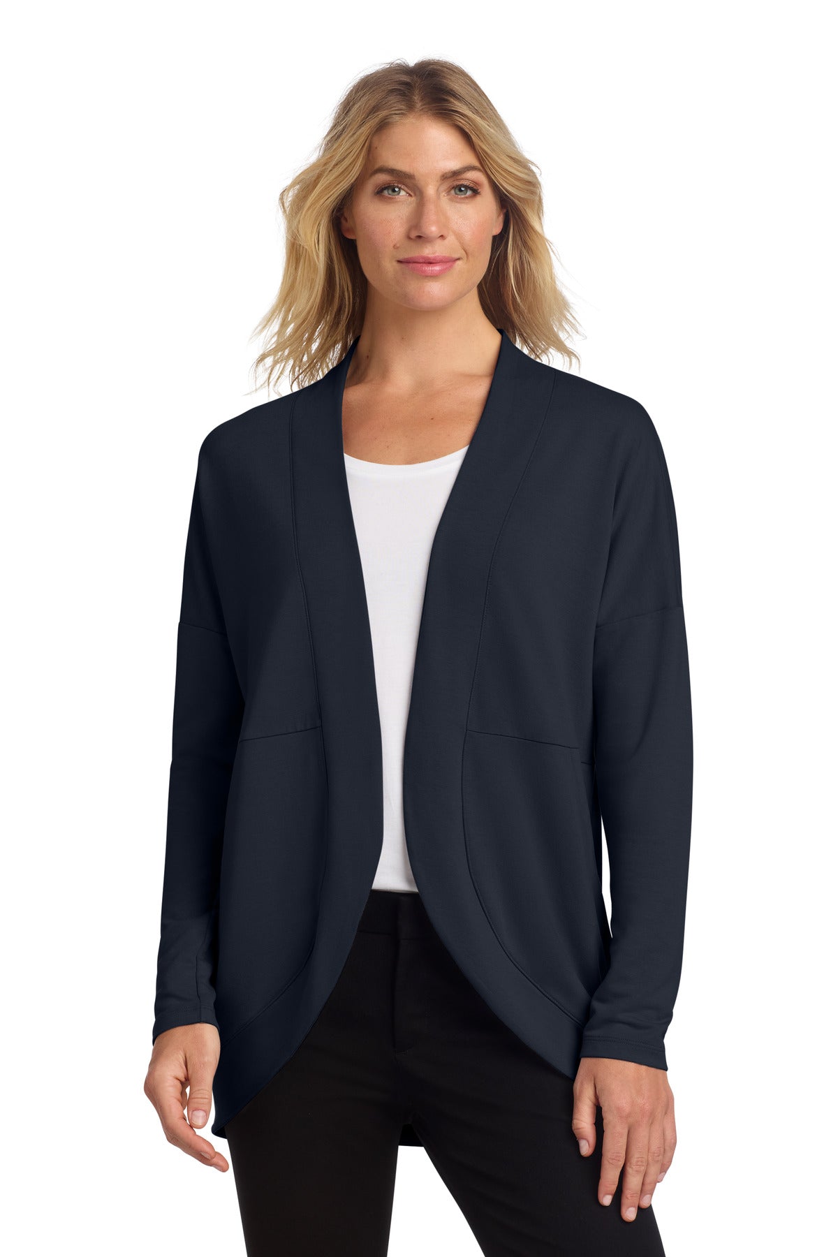 Custom Embroidery or DTF Print - Mercer+Mettle ®  Women's Stretch Open-Front Cardigan MM3015