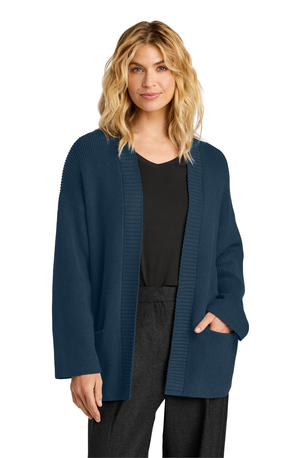 Custom Embroidery or DTF Print - Mercer+Mettle ®  Women's Open Cardi MM3021