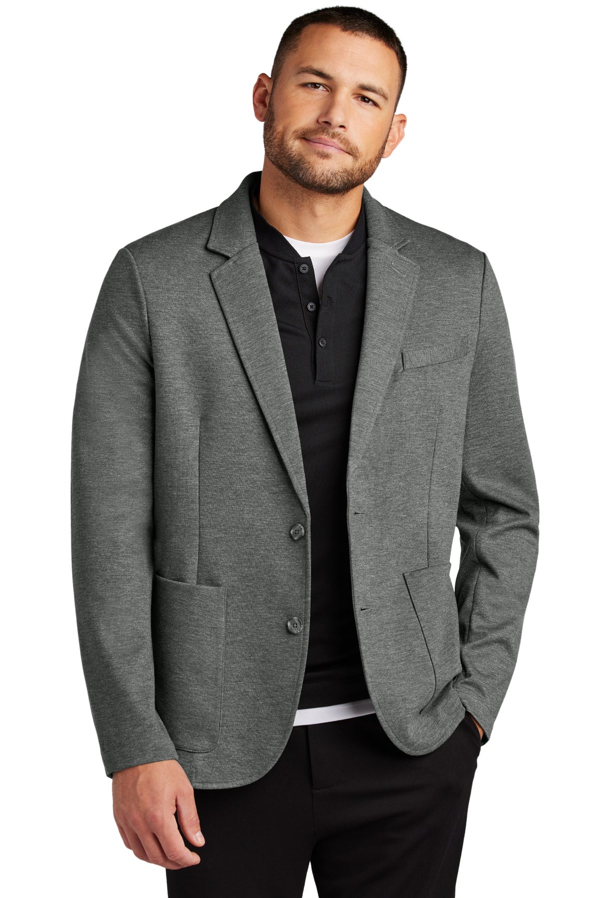Custom Embroidery or DTF Print - Mercer+Mettle ®  Relaxed Knit Blazer MM3030