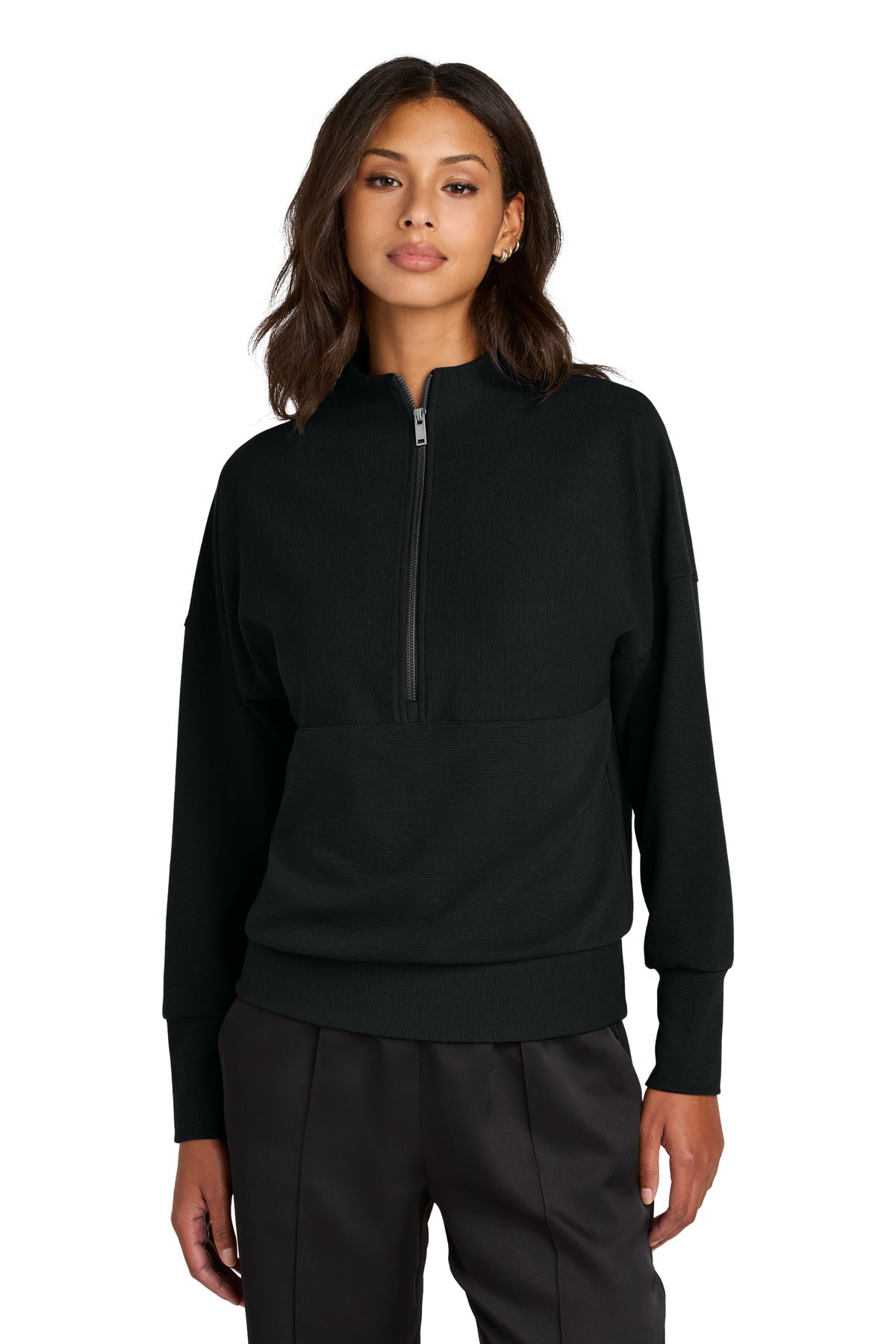 Custom Embroidery or DTF Print - Mercer+Mettle ®  Women's Linear Texture 1/4-Zip MM3041