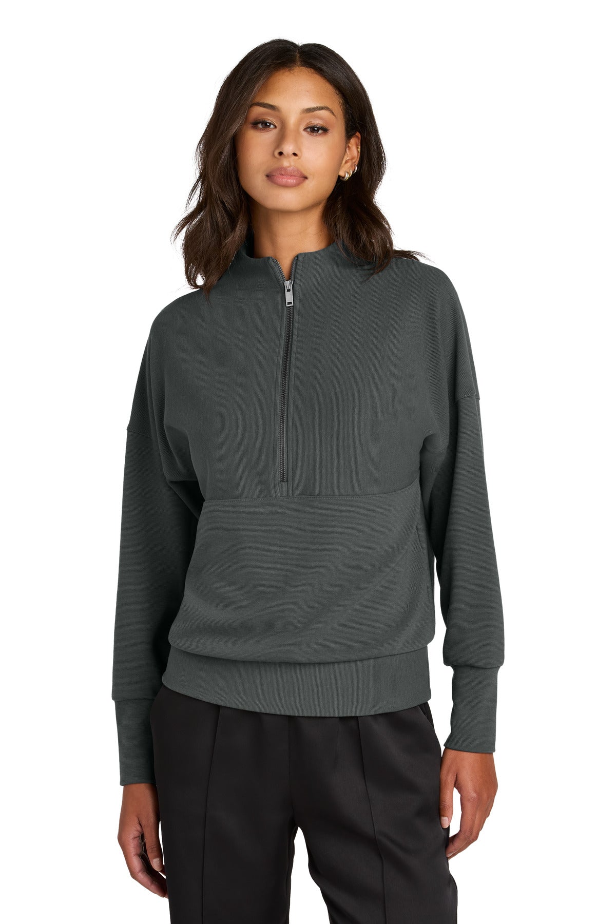 Custom Embroidery or DTF Print - Mercer+Mettle ®  Women's Linear Texture 1/4-Zip MM3041