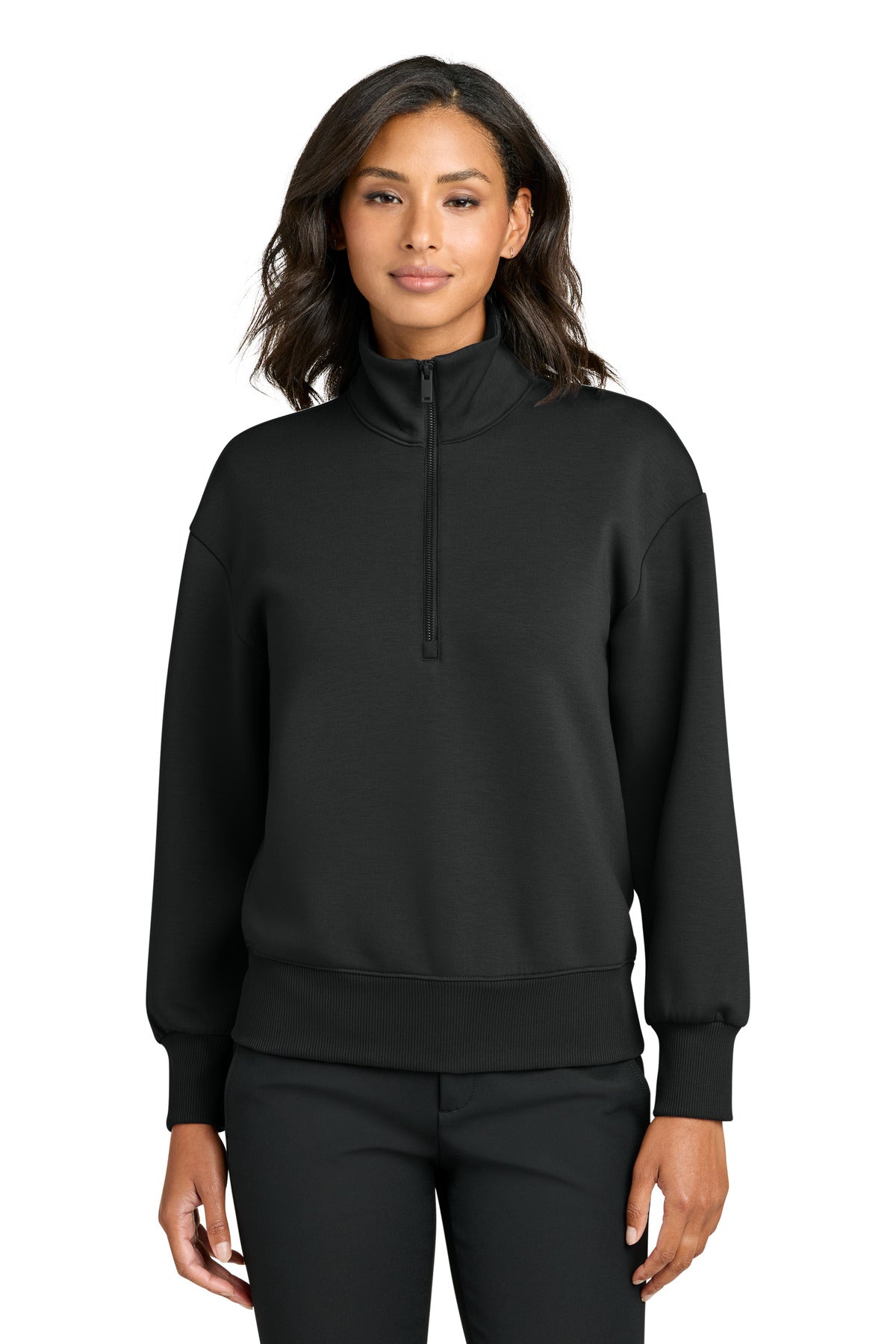 Custom Embroidery or DTF Print - Mercer+Mettle ®  Women's Soft Spacer 1/4-Zip MM3101