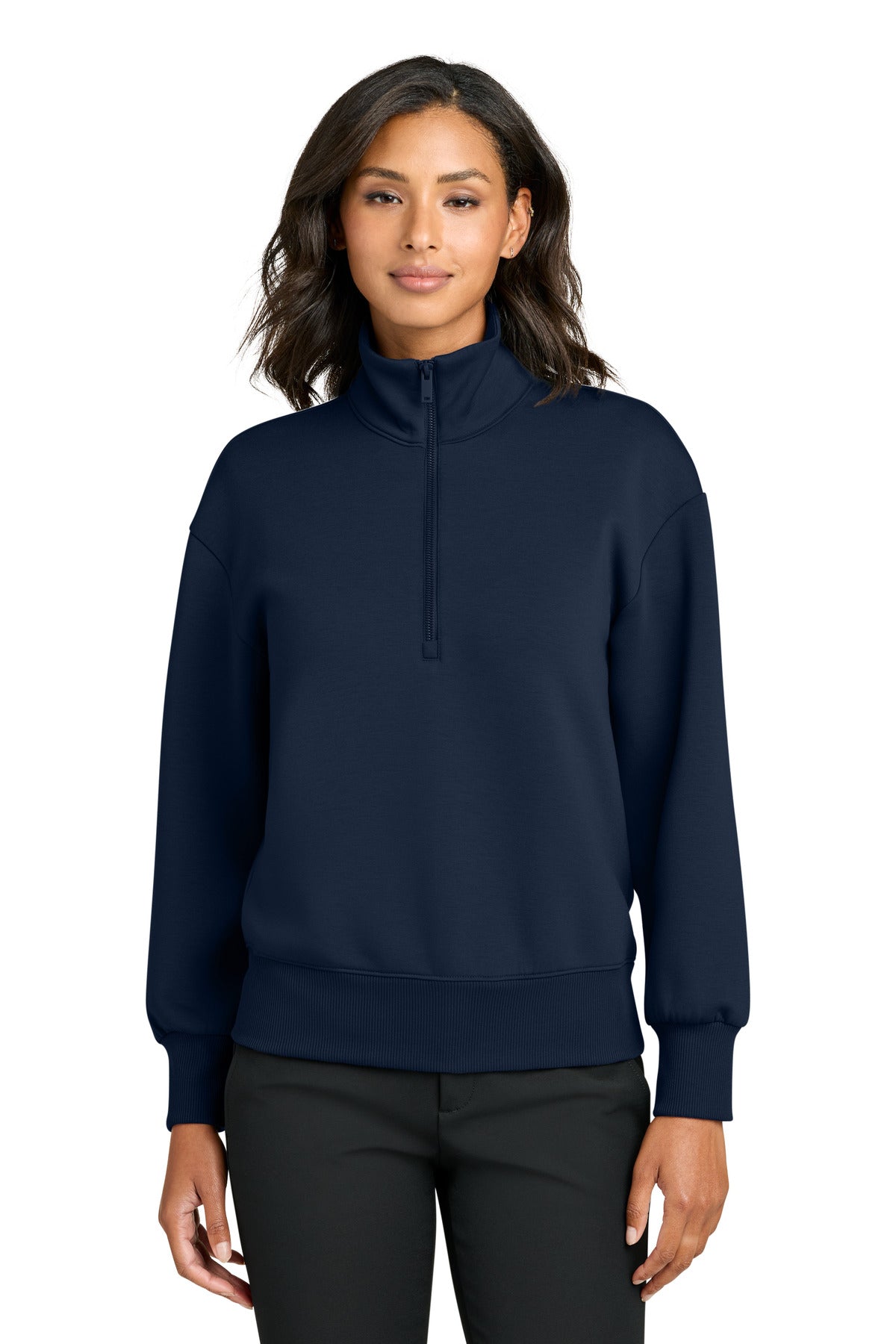 Custom Embroidery or DTF Print - Mercer+Mettle ®  Women's Soft Spacer 1/4-Zip MM3101
