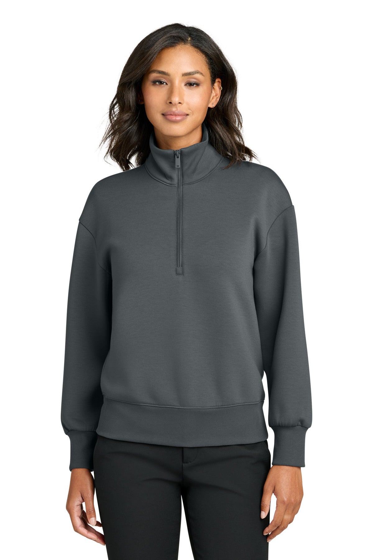 Custom Embroidery or DTF Print - Mercer+Mettle ®  Women's Soft Spacer 1/4-Zip MM3101