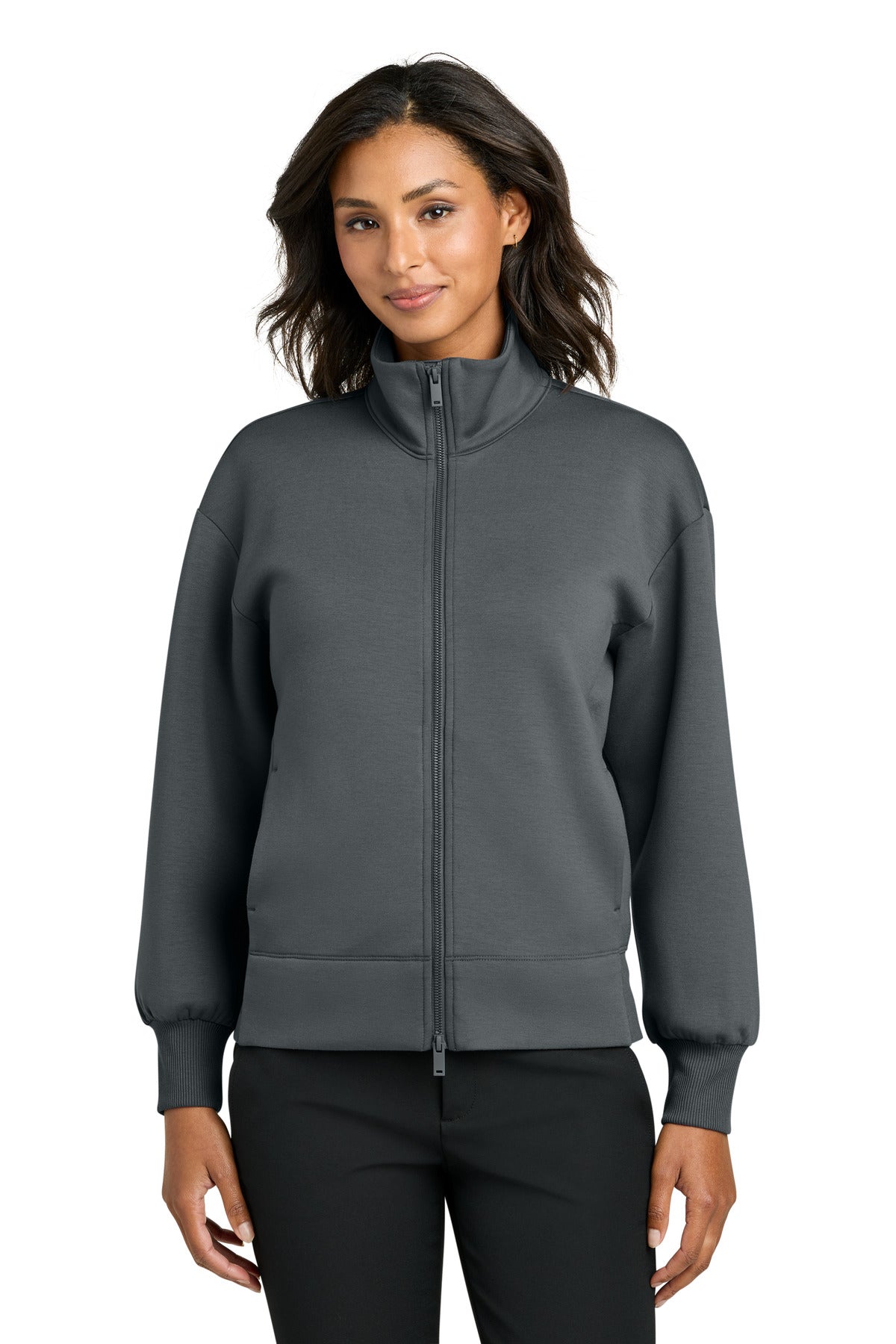Custom Embroidery or DTF Print - Mercer+Mettle ®  Women's Soft Spacer Full-Zip MM3103