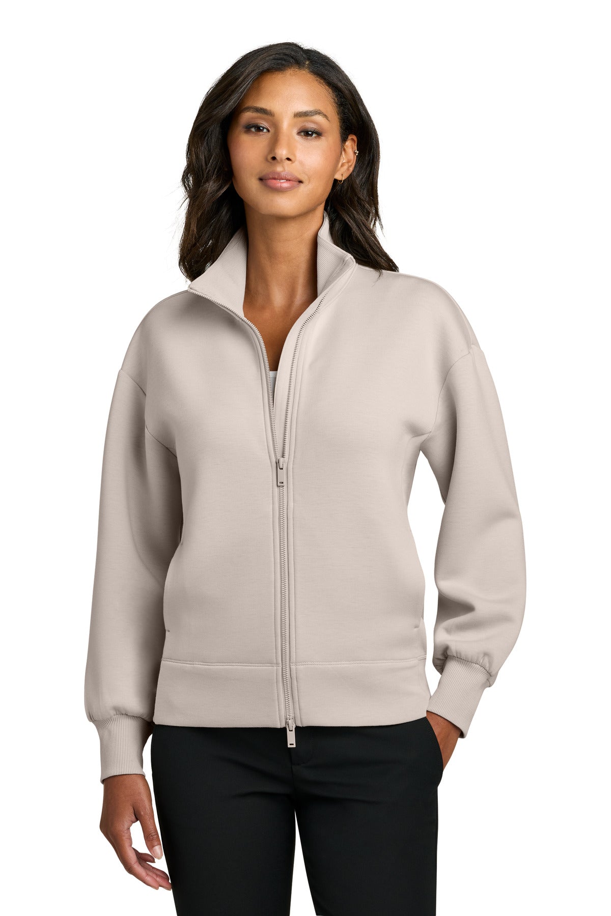 Custom Embroidery or DTF Print - Mercer+Mettle ®  Women's Soft Spacer Full-Zip MM3103