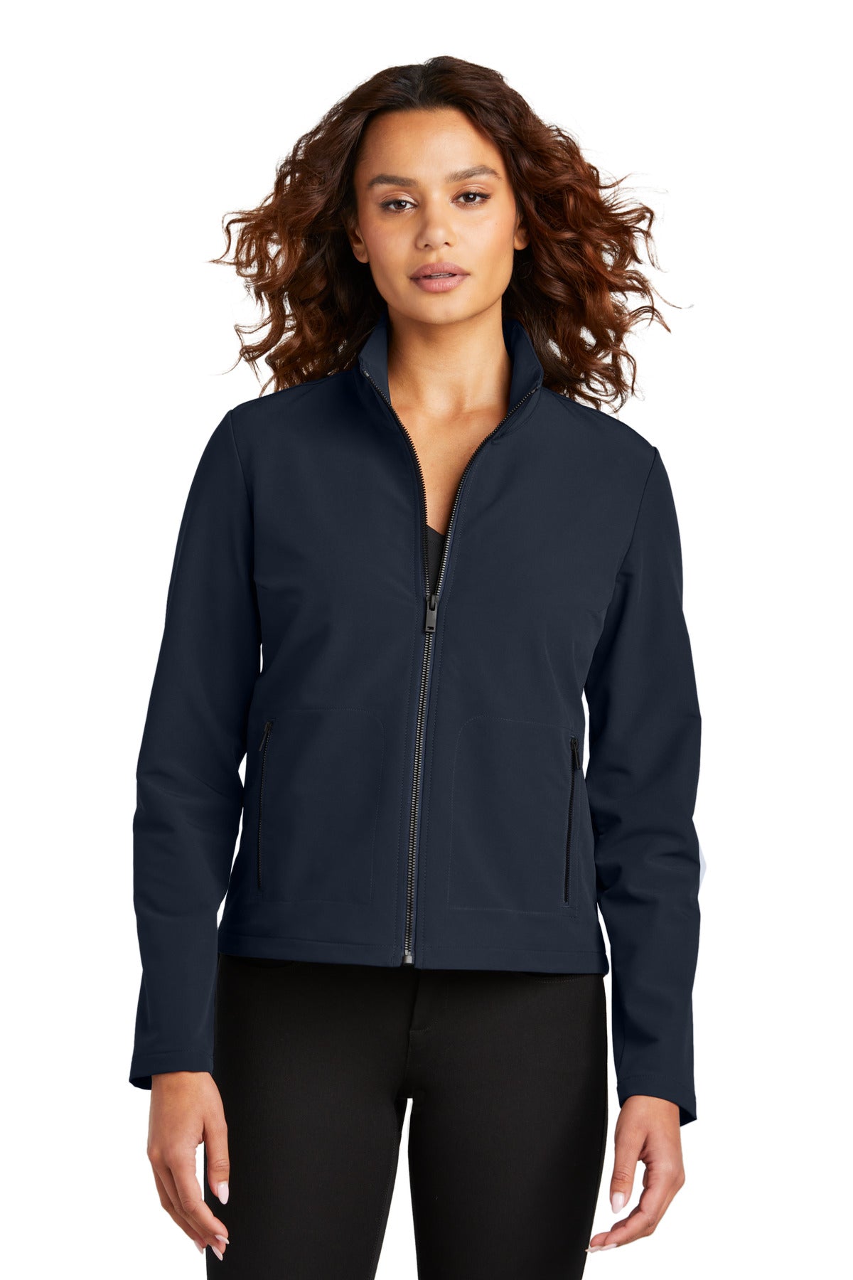 Custom Embroidery or DTF Print - Mercer+Mettle ®  Women's Stretch Soft Shell Jacket MM7103