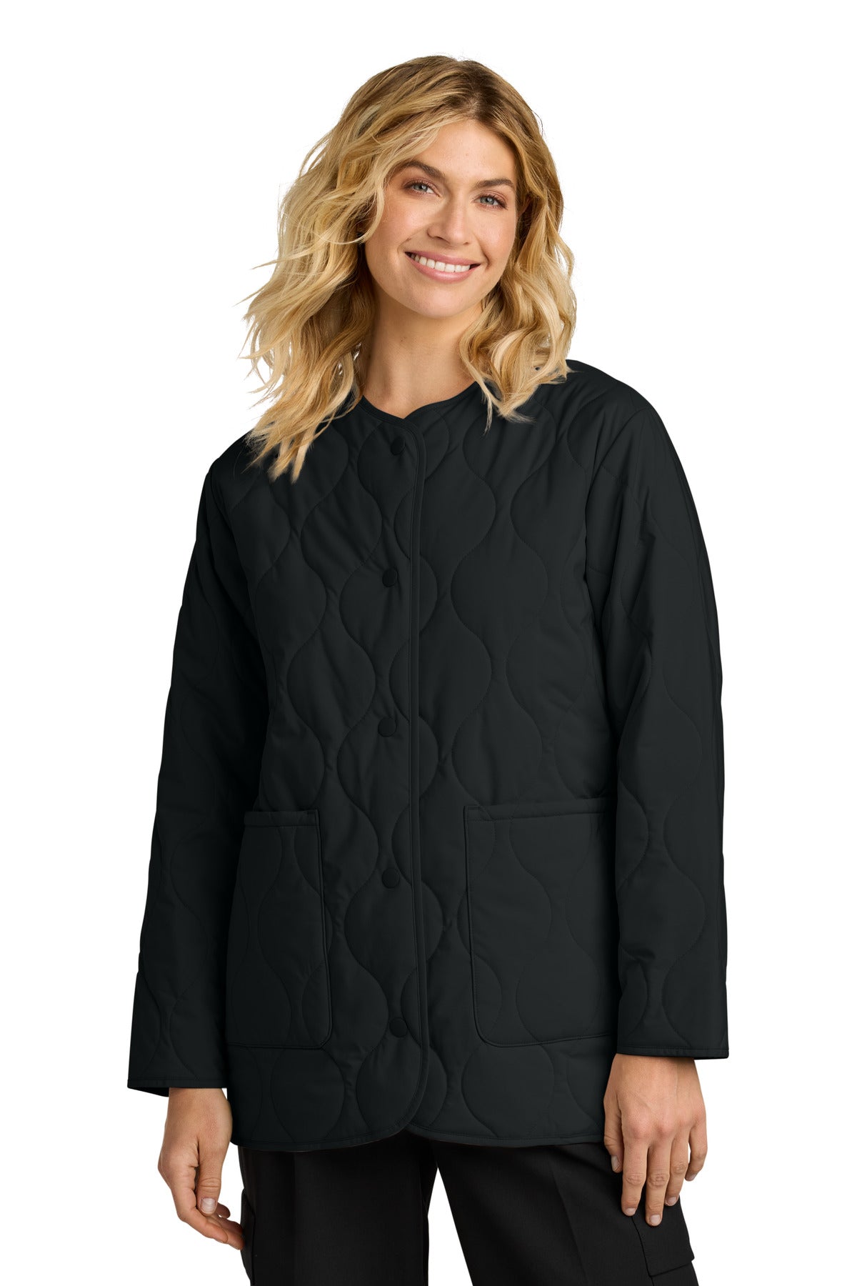Custom Embroidery or DTF Print - Mercer+Mettle ®  Women's Quilted Liner Jacket MM7203