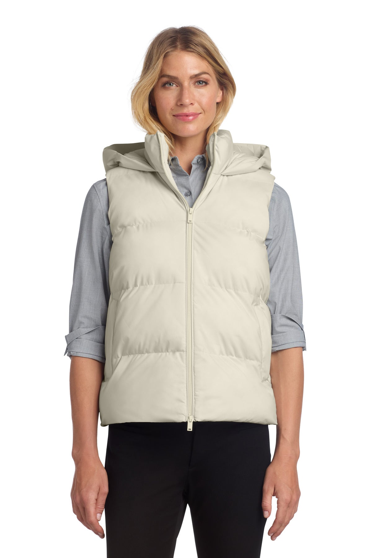 Custom Embroidery or DTF Print - Mercer+Mettle ®  Women's Puffy Vest MM7217