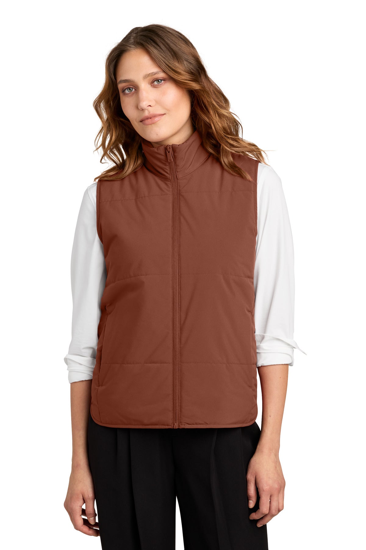 Custom Embroidery or DTF Print - Mercer+Mettle ®  Women's Brookline Quilted Vest MM7223