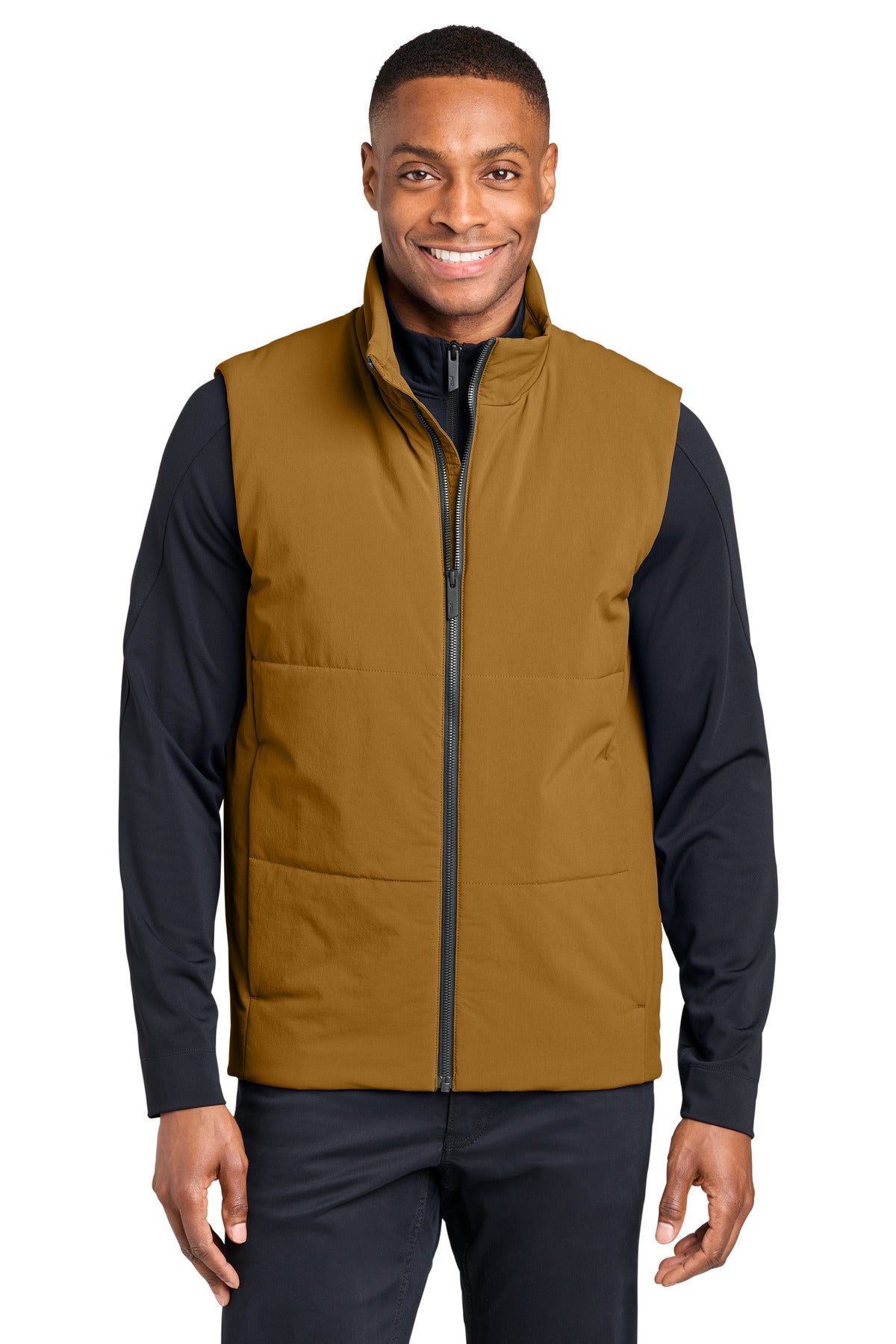 Custom Embroidered or DTF Printed - MiiR ®  Sashiko Stretch Puffy Vest MRA442