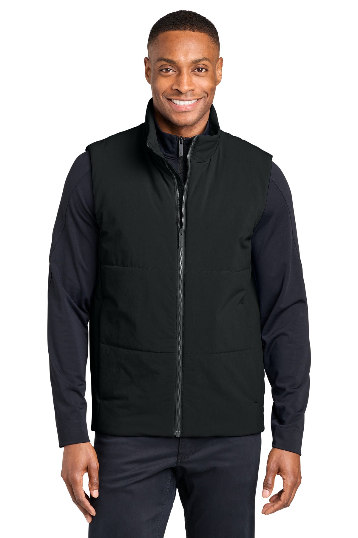 Custom Embroidered or DTF Printed - MiiR ®  Sashiko Stretch Puffy Vest MRA442