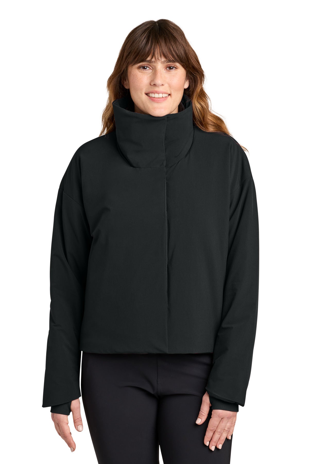 Custom Embroidered or DTF Printed - MiiR ®  Women's Sashiko Full-Zip Stretch Puffy MRAW440